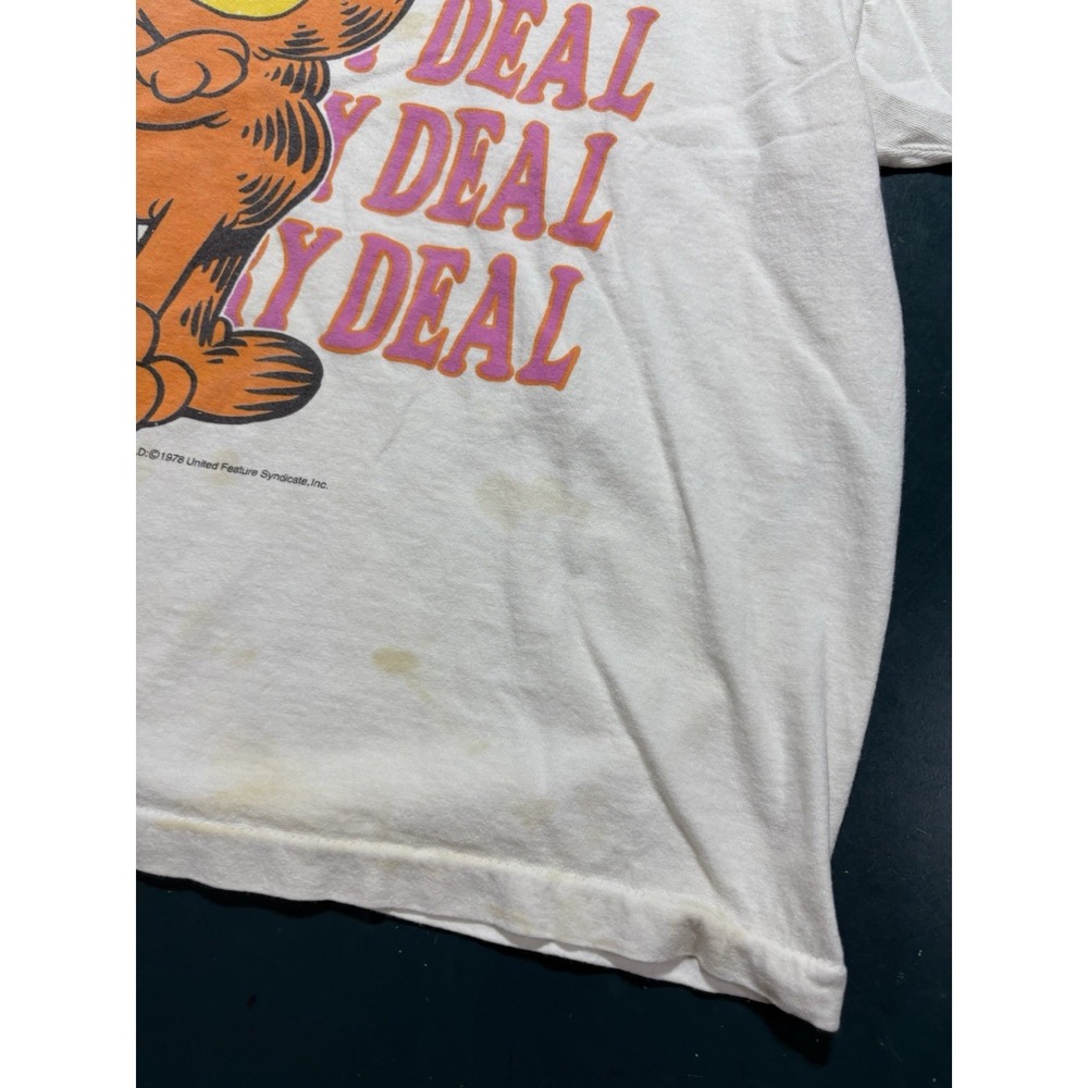 Vintage 1978 Garfield All Over Print T-Shirt Boxy Small‎ Single Stitch Made USA - Picture 10 of 15